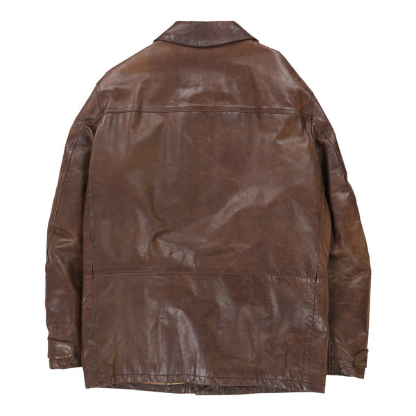 Vintage brown Brooksfield Leather Jacket - mens large