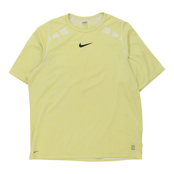 Vintage yellow Nike Sports Top - mens large