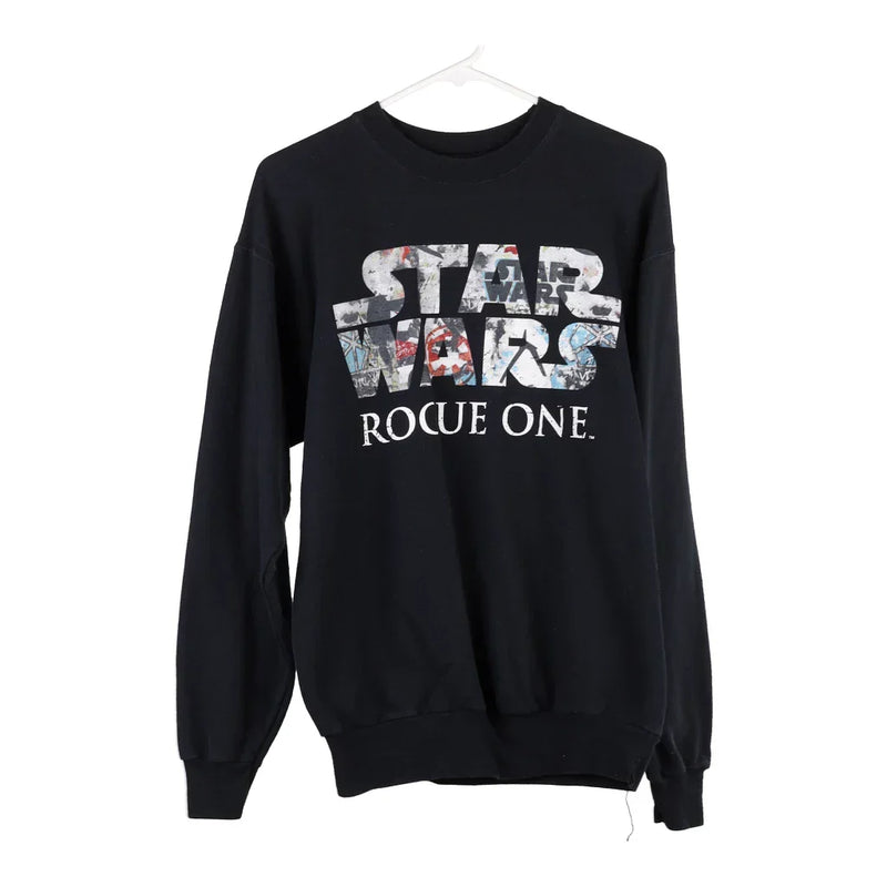 Vintage black Star Wars Hanes Sweatshirt - mens medium