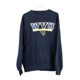 WVU Mountaineers Jansport Sweatshirt - Large Navy Cotton Blend