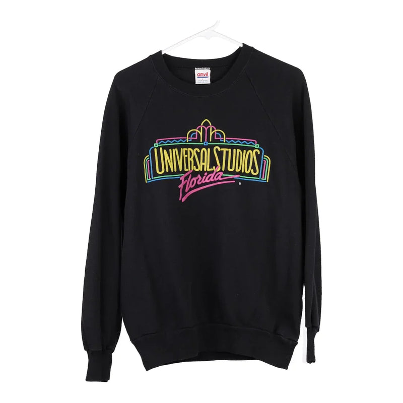 Vintage black Universal Studios Florida Anvil Sweatshirt - womens large