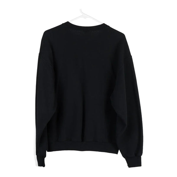 Jerzees Sweatshirt - Large Black Cotton Blend