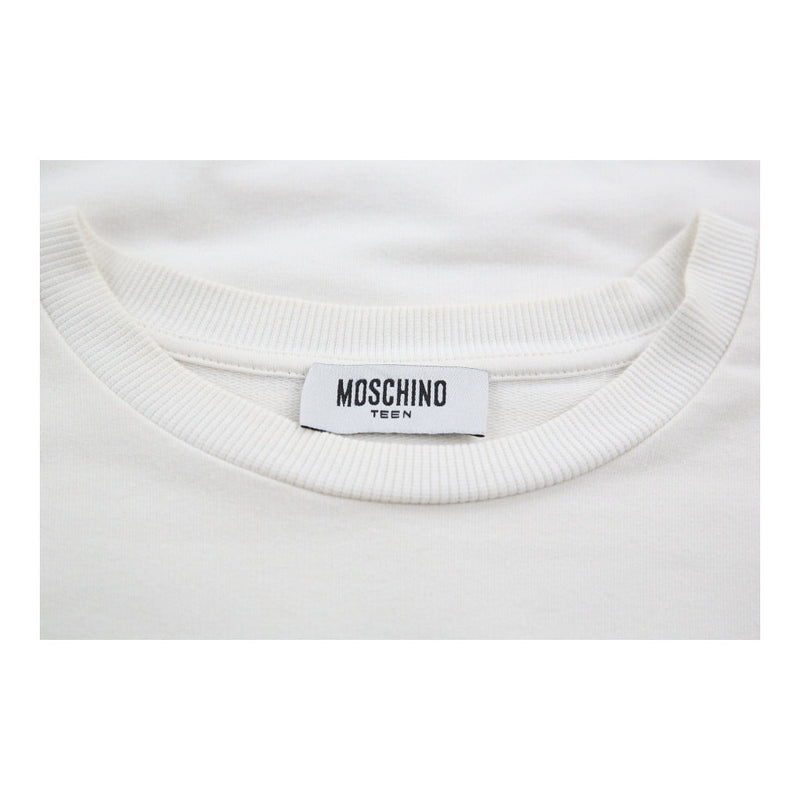 Vintage white 14 Years Moschino Sweatshirt - girls medium