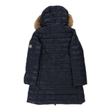 10 - 12 Years Moncler Coat - Medium Blue Polyester