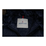 10 - 12 Years Moncler Coat - Medium Blue Polyester