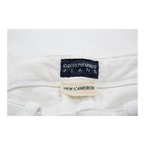 New Cameron Emporio Armani Jeans - 32W UK 10 White Cotton