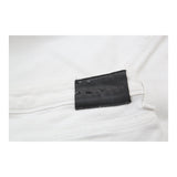 New Cameron Emporio Armani Jeans - 32W UK 10 White Cotton