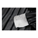 Collezioni Armani Striped Polo Shirt - 2XL Grey Cotton Blend