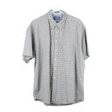 Vintage blue Pendleton Short Sleeve Shirt - mens x-large