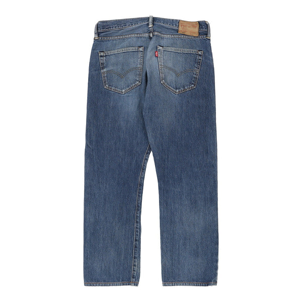501 Levis Jeans - 33W 27L Blue Cotton