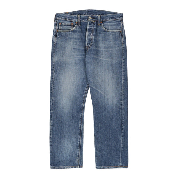 501 Levis Jeans - 33W 27L Blue Cotton