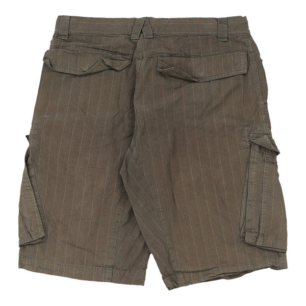Quechua Cargo Shorts - 32W 12L Khaki Cotton Blend