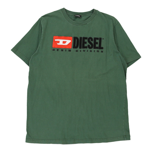 Vintage green Diesel T-Shirt - mens large