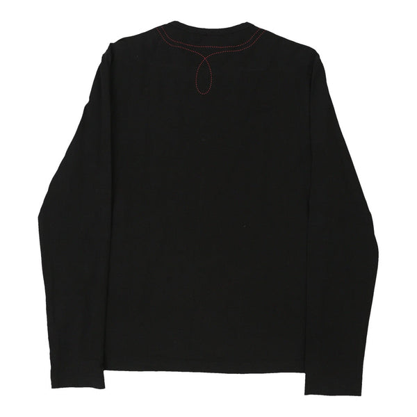 Vintage black Calvin Klein Jeans Long Sleeve T-Shirt - mens x-large