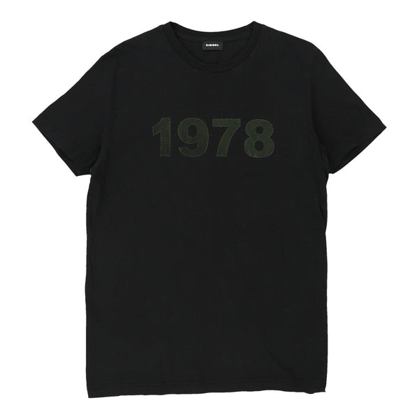 Vintage black 1978 Diesel T-Shirt - mens medium