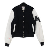 Vintage navy American College Varsity Jacket - womens small