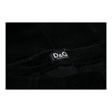 Dolce & Gabbana Trousers - 30W UK 8 Black Cotton