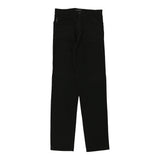 Armani Jeans Skinny Trousers - 26W UK 6 Black Cotton Blend