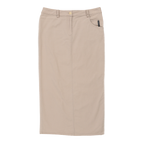 Armani Jeans Skirt - 30W UK 10 Beige Cotton