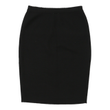 Trussardi Pencil Skirt - 28W UK 8 Black Cotton