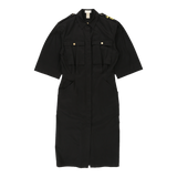 Les Copains Shirt Dress - Medium Black Cotton