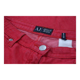 Armani Jeans - 32W 34L Red Cotton