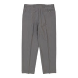 Versace Trousers - 36W 30L Grey Wool
