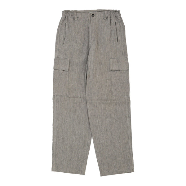 Armani Trousers - 32W 32L Grey Cotton