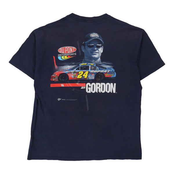 Vintage navy Jeff Gordon 24 Winners Circle T-Shirt - mens large