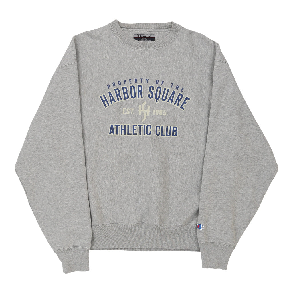 Vintage grey Harbour Square Champion Sweatshirt - mens large