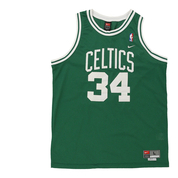 Vintage green Boston Celtics Nike Jersey - mens large