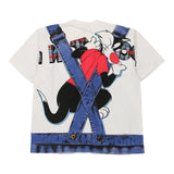 Vintage white Looney Tunes T-Shirt - mens x-large