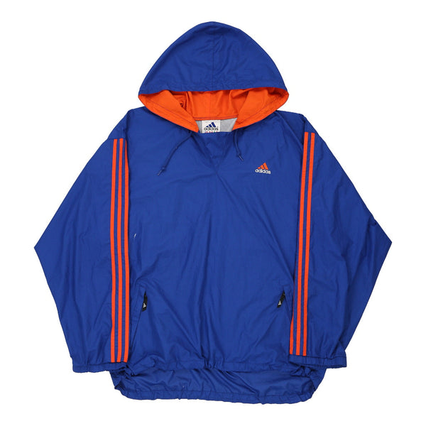 Adidas Windbreaker - XL Blue Polyester