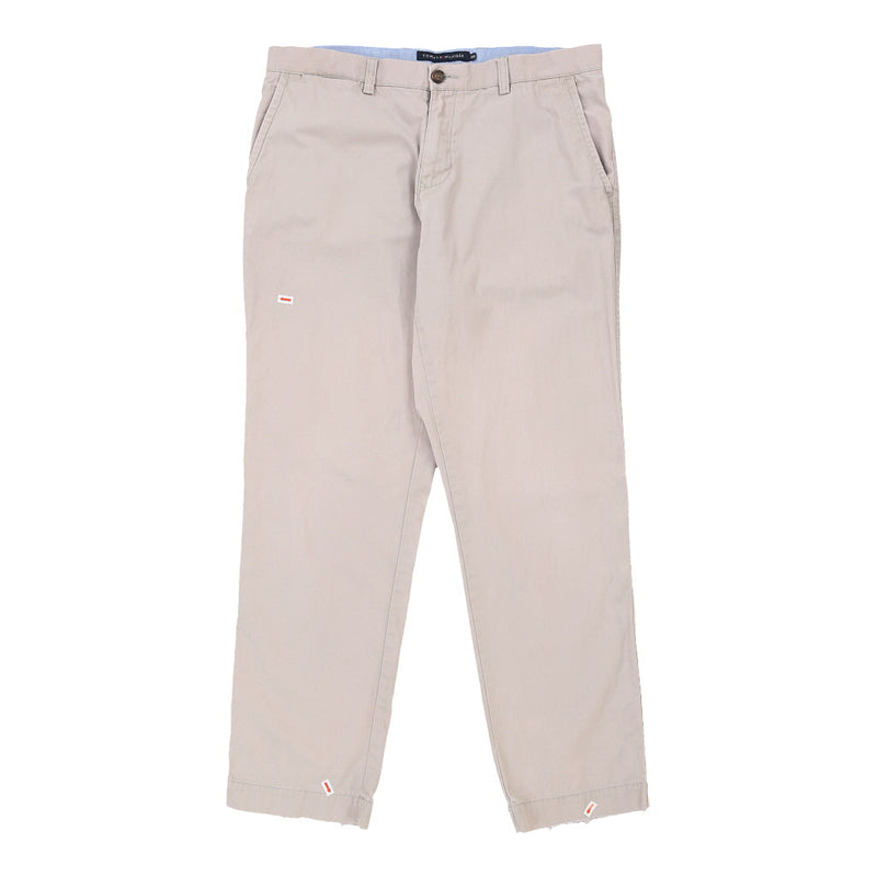 Tommy Hilfiger Chinos - 35W 30L Grey Cotton