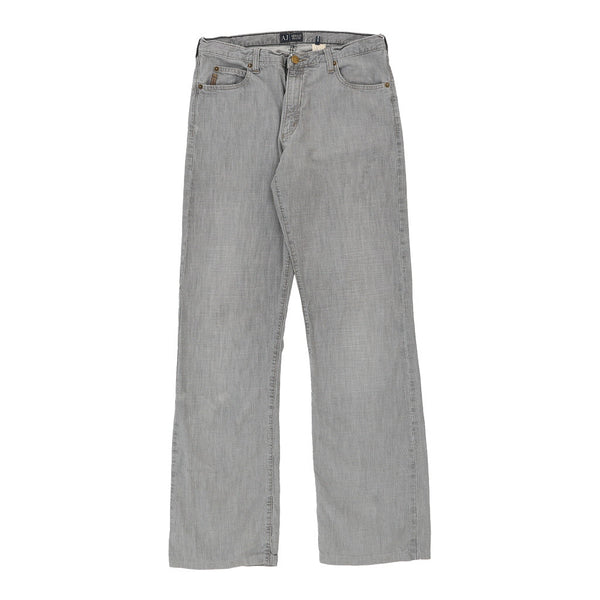 Armani Jeans - 32W UK 10 Grey Cotton