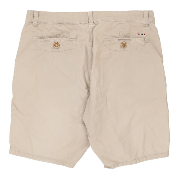 Napapijri Cargo Shorts - 34W 10L Beige Cotton