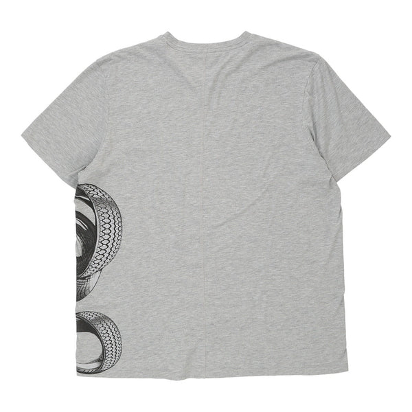 Vintage grey Cavalli T-Shirt - mens x-large