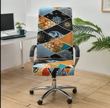 Anyseat Office Chair Cover –All Season Design, Large Size, Non-Slip Rotating Seat Case with Universal Armrest Protector
