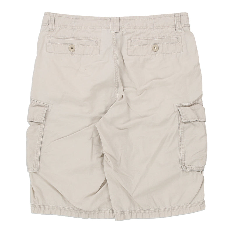 Calvin Klein Jeans Cargo Shorts - 35W 12L Beige Cotton