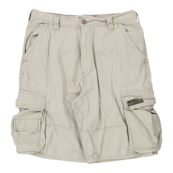 Levis Cargo Shorts - 34W 14L Beige Cotton