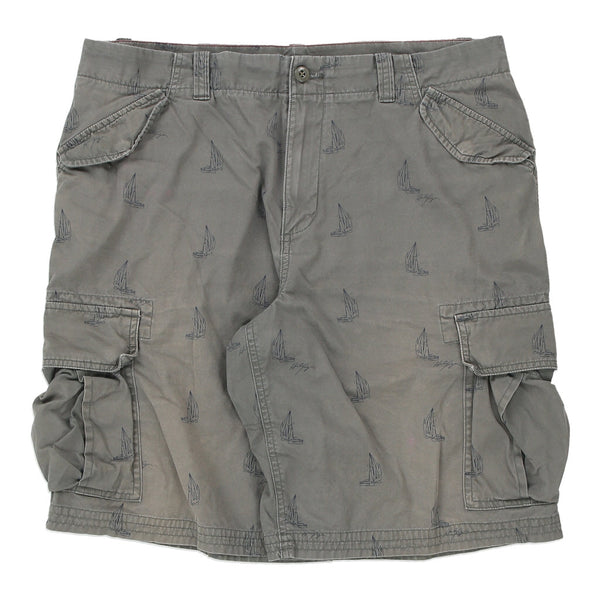 Tommy Hilfiger Cargo Shorts - 38W 11L Grey Cotton
