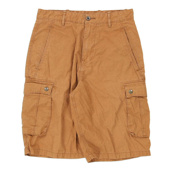 White Tab Levis Cargo Shorts - 30W 11L Brown Cotton