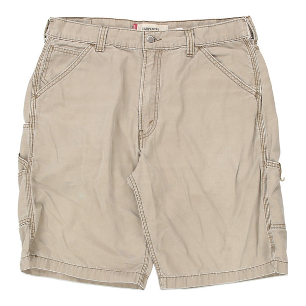 Levis Cargo Shorts - 36W 11L Beige Cotton