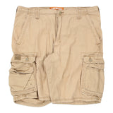 Lee Cargo Shorts - 38W 11L Beige Cotton