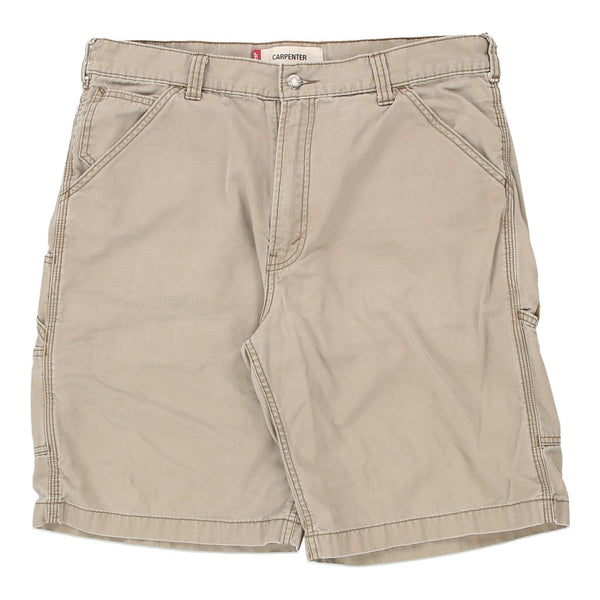 Levis Cargo Shorts - 36W 11L Beige Cotton
