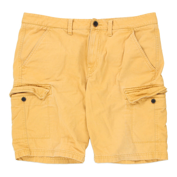 Timberland Cargo Shorts - 36W 10L Yellow Cotton