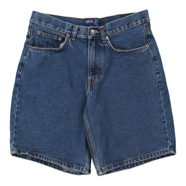 Basic Editions Denim Shorts - 32W 9L Blue Cotton