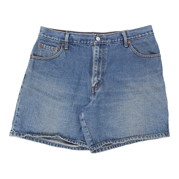 550 Levis Denim Shorts - 35W 7L Blue Cotton