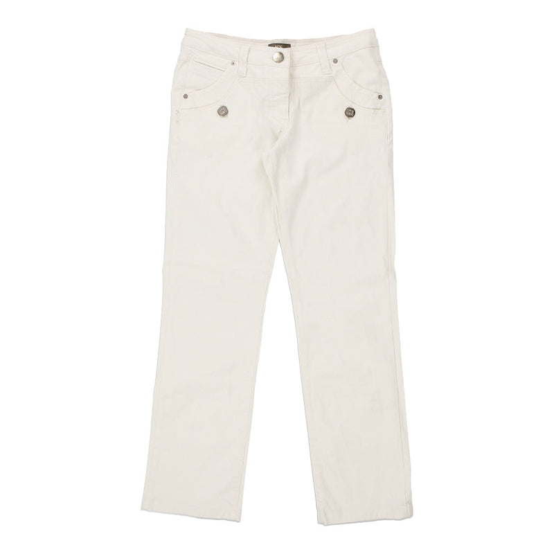 Iceberg Jeans - 32W UK 10 White Cotton