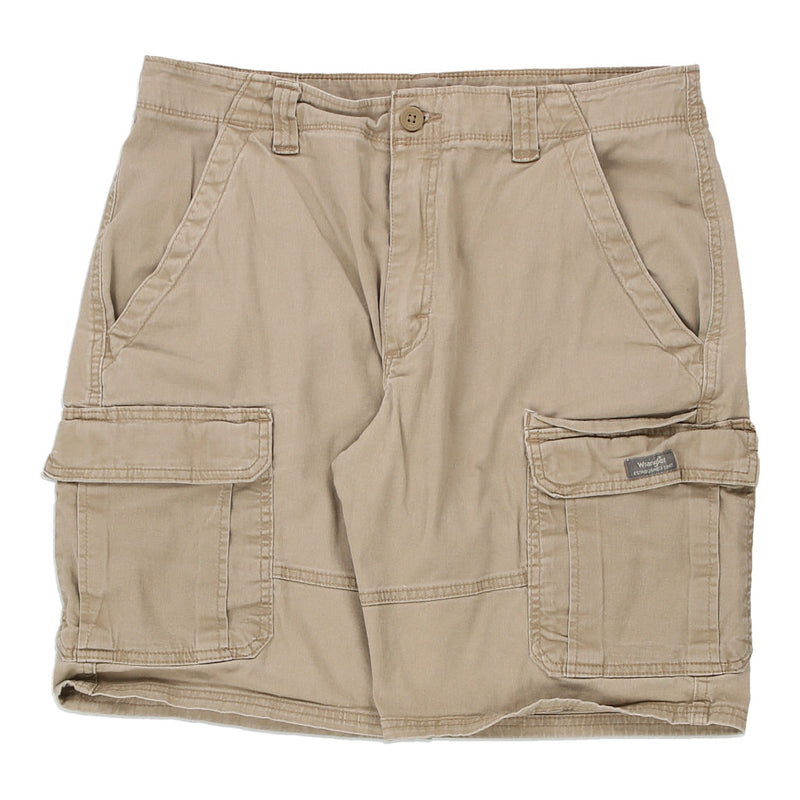 Wrangler Cargo Shorts - 35W 10L Beige Cotton